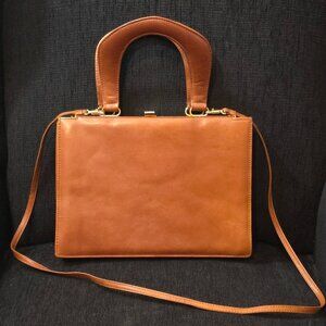 Vintage Susan Gail Brown Leather Handbag
